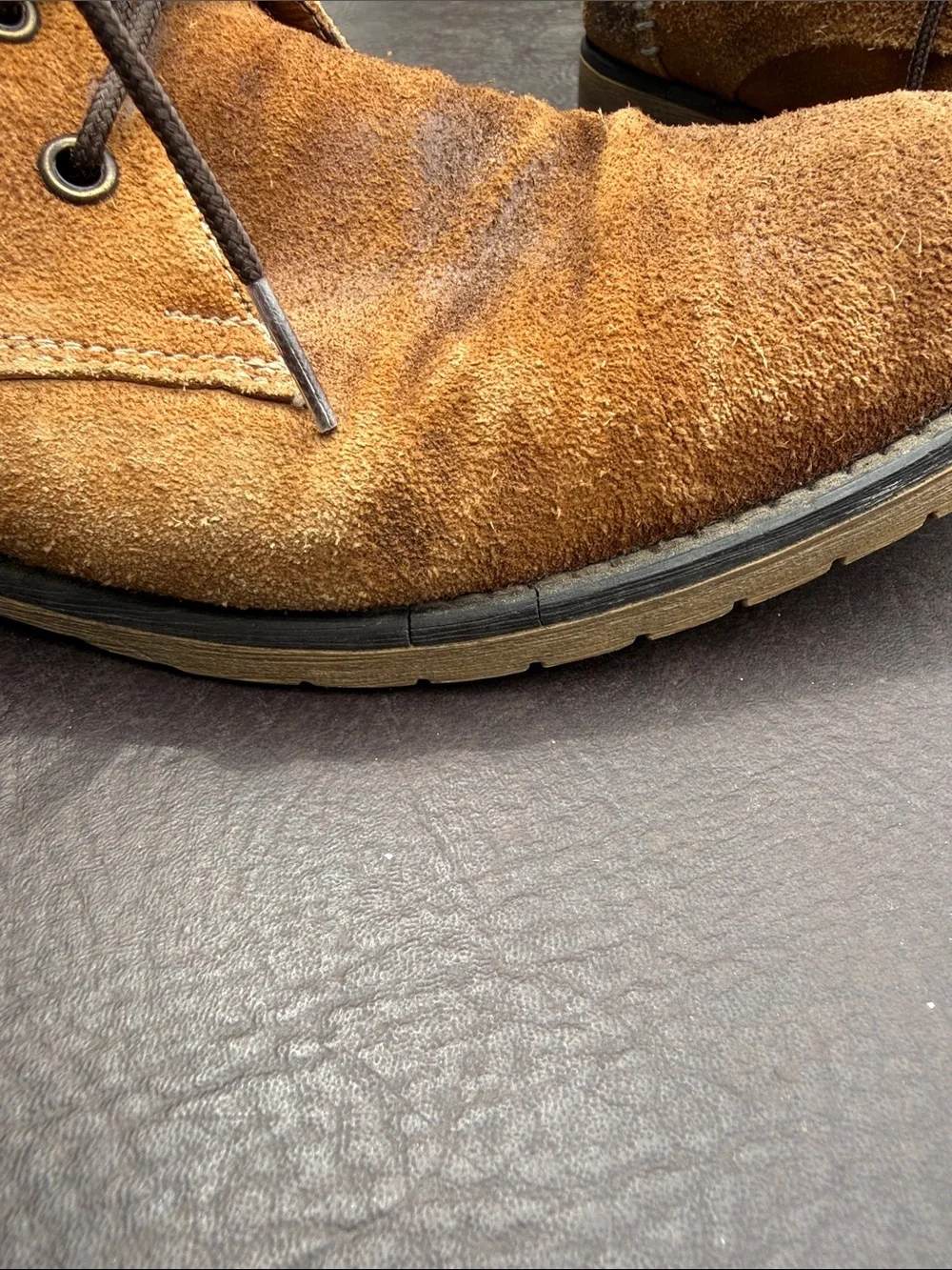 Bed Stu 10 Suede Chukka Boots in Tan Brown edgy